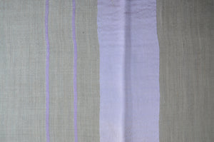 Kaschmirschal lavendel grau Detail